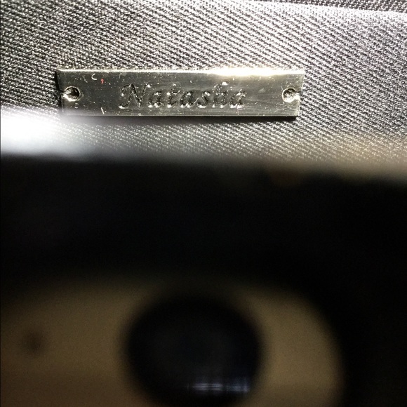 Natasha Couture Silver Crossbody / Clutch Box Bag - Picture 8 of 11